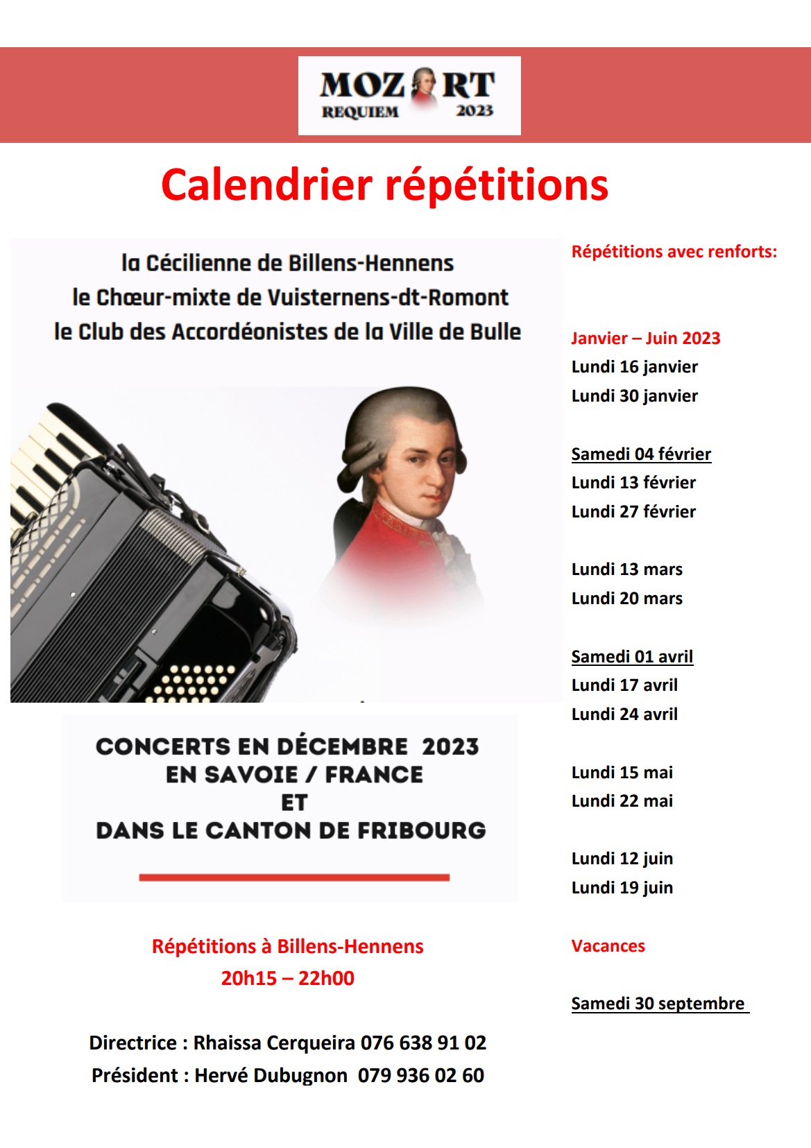 RépétitionsBillens